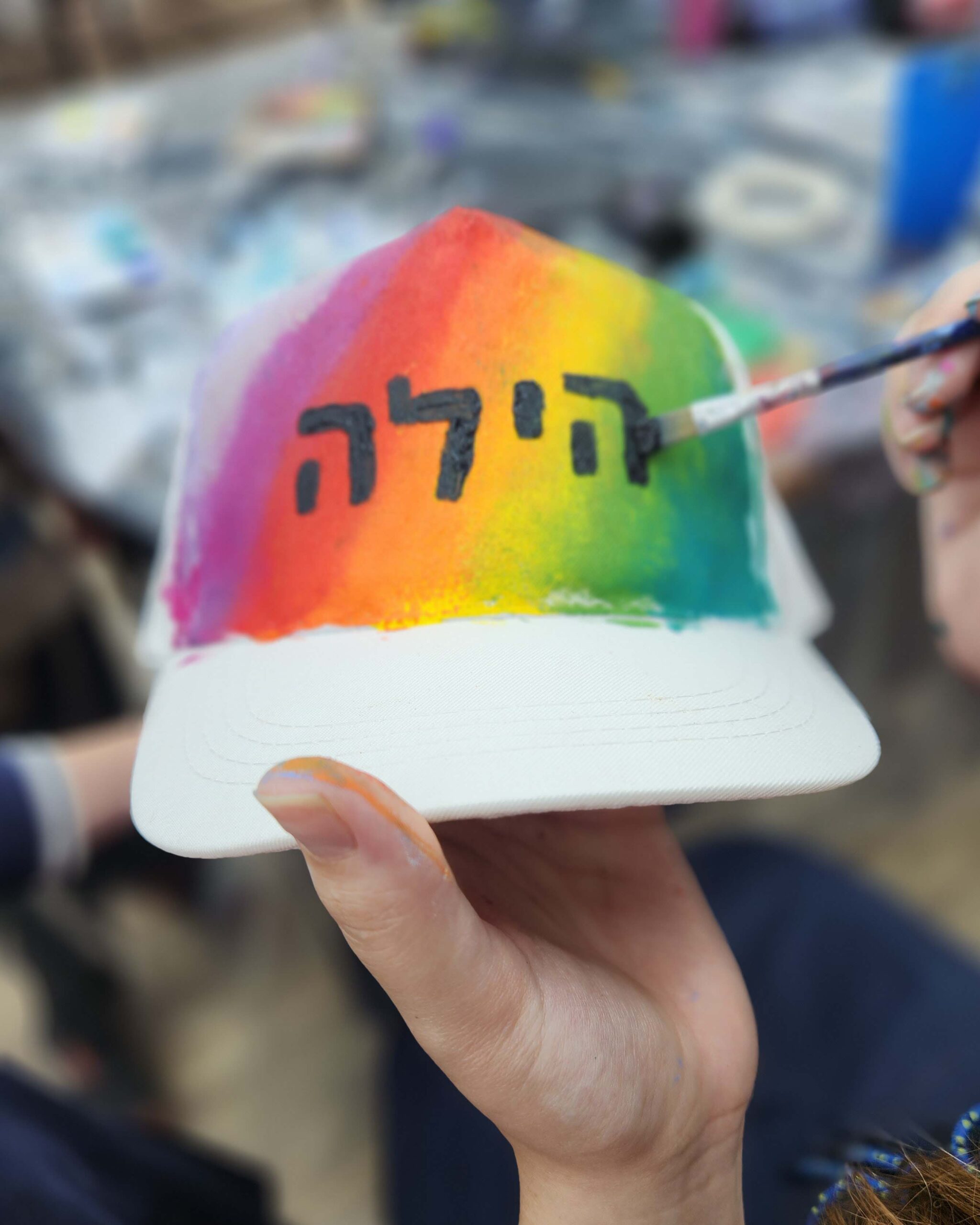 ערכת צביעה על כובע שמש – תמונה 3